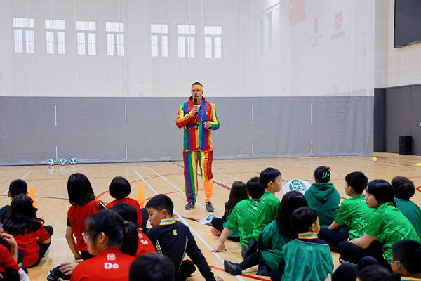 学生集会 - 学院活动,南通惠立学校